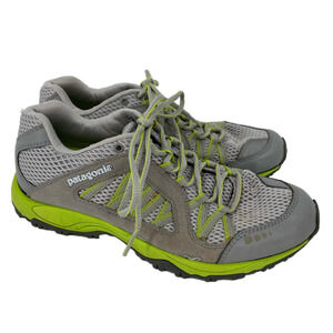PATAGONIA Women's Pepper Grass Sneaker Size 7 Hiking Athletic Shoes Gray Green
